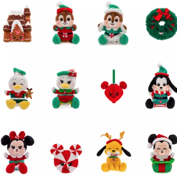 Disney Wishables Advent Calendar 12 Stuffed Animals Christmas Surprise Blind Box - Picture 4 of 4